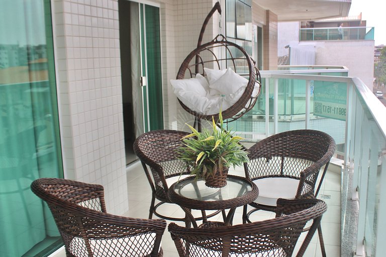 Apto 2 Quartos Pertinho da Praia do Forte – Conforto Garanti