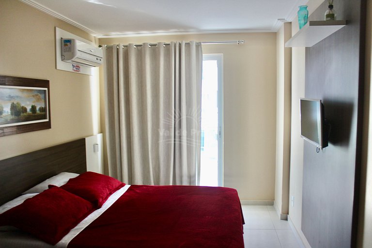 Apartamento com 2 quartos na Praia Grande com piscina
