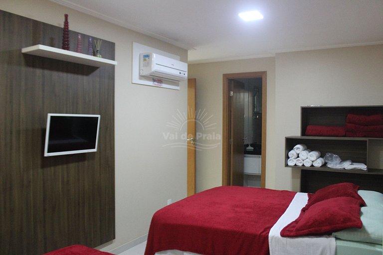 Apto 2 Quartos na Praia Grande – com Piscina