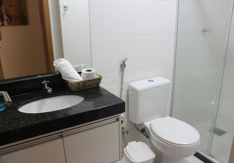 Apto 2 Quartos na Praia Grande – com Piscina