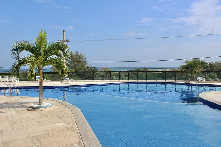 Apartamento com 2 quartos na Praia Grande com piscina