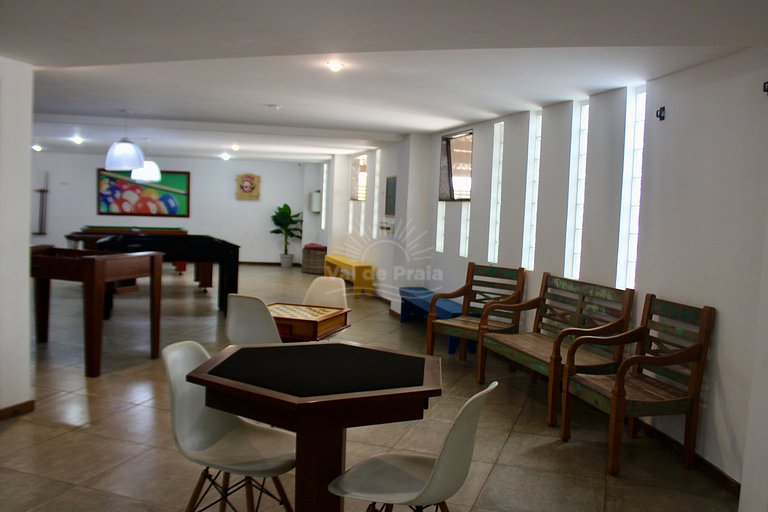 Apartamento com 2 quartos na Praia Grande com piscina