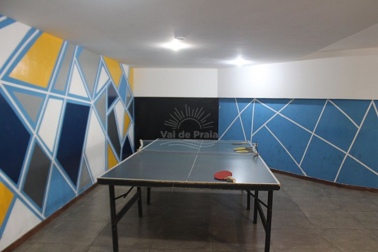 Apartamento com 2 quartos na Praia Grande com piscina