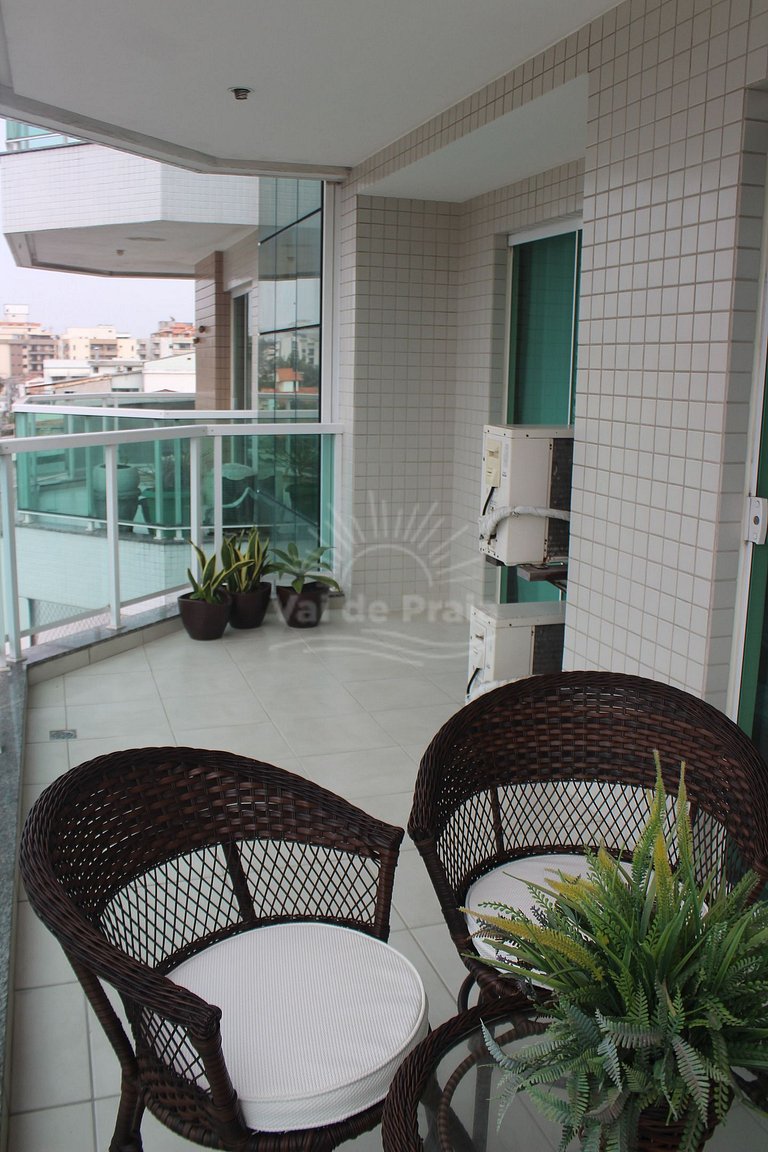 Apartamento de 2 quartos próximo à Praia do Forte – conforto