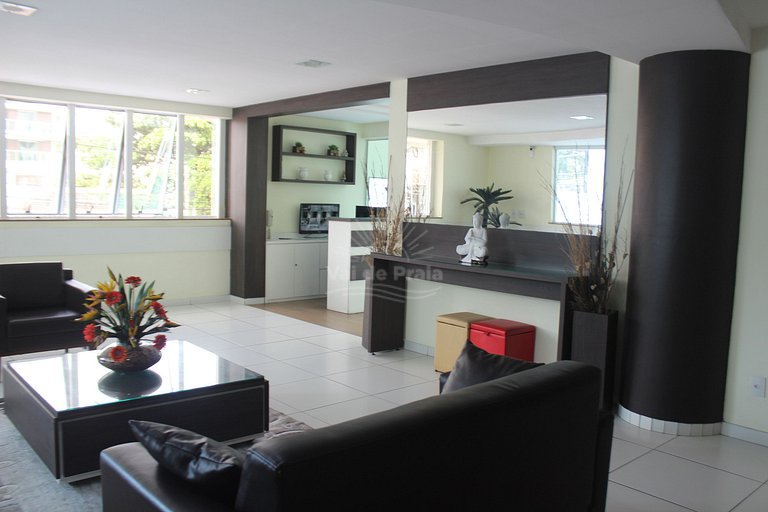 Apartamento de 2 quartos próximo à Praia do Forte – conforto