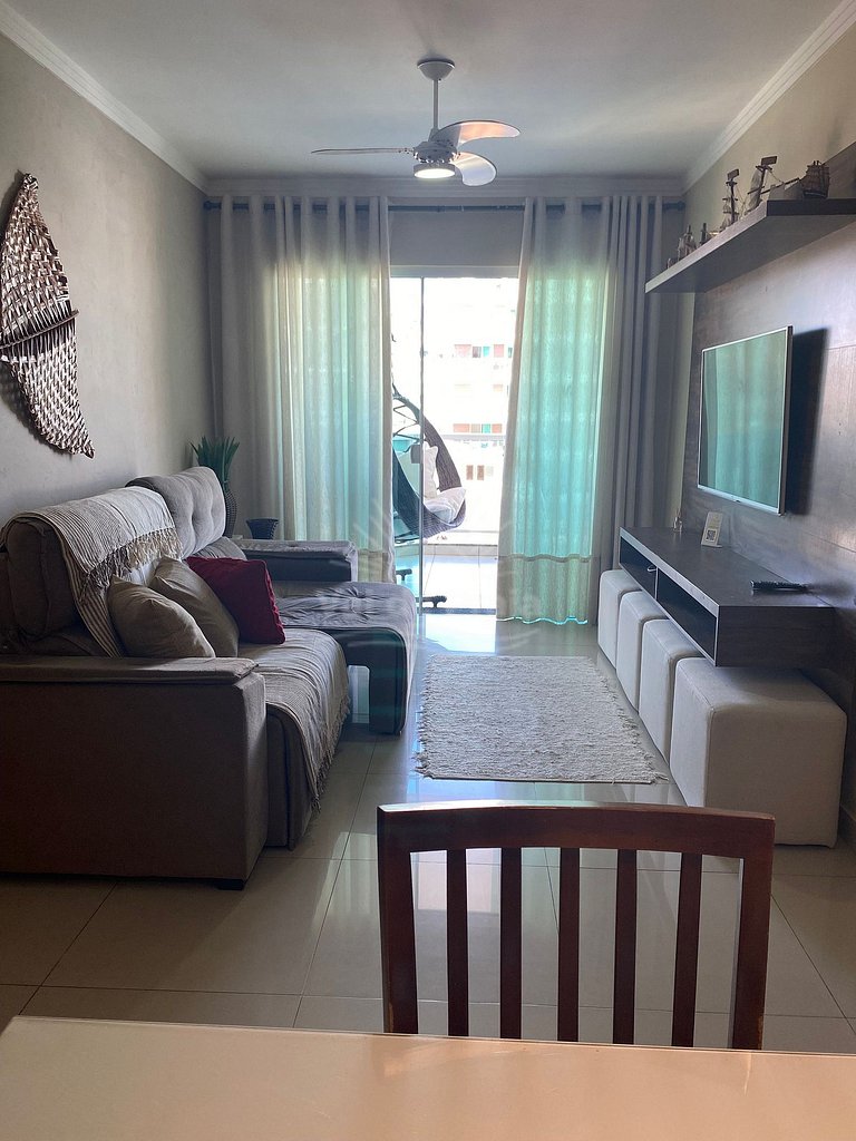 Apartamento de 2 quartos próximo à Praia do Forte – conforto