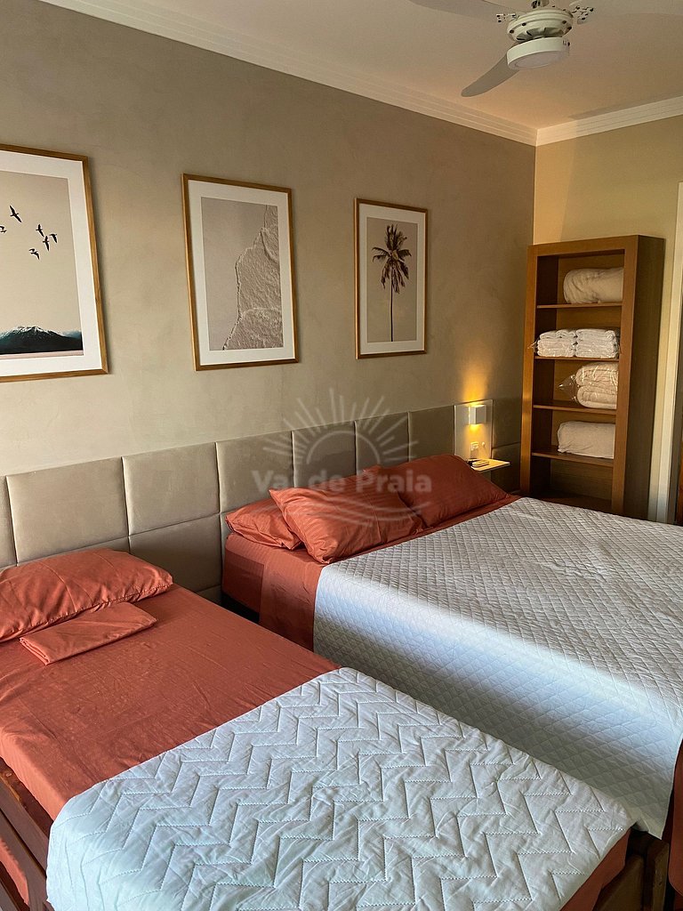 Apto 2 Quartos Pertinho da Praia do Forte – Conforto Garanti