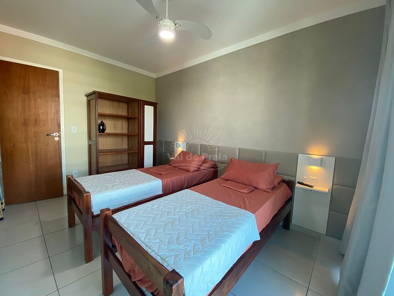 Apartamento de 2 quartos próximo à Praia do Forte – conforto