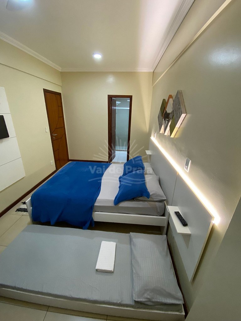 Apartamento aconchegante com 3 quartos na Prainha