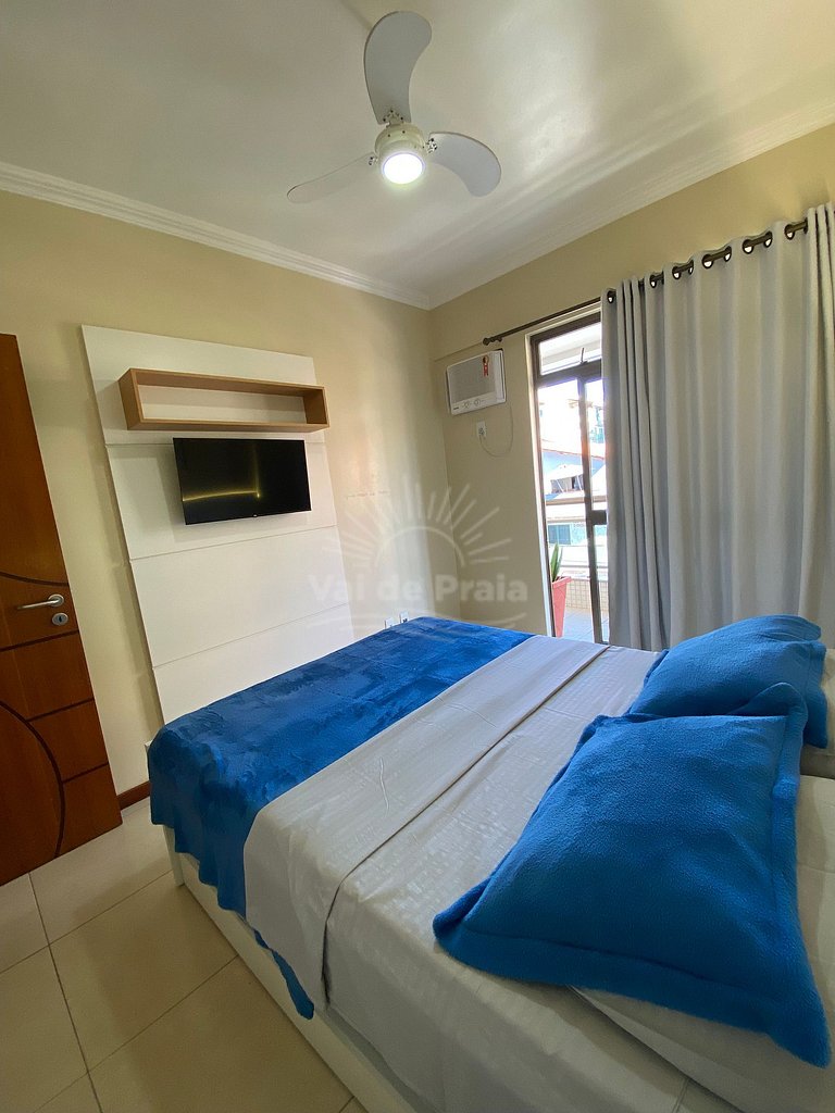 Apartamento aconchegante com 3 quartos na Prainha