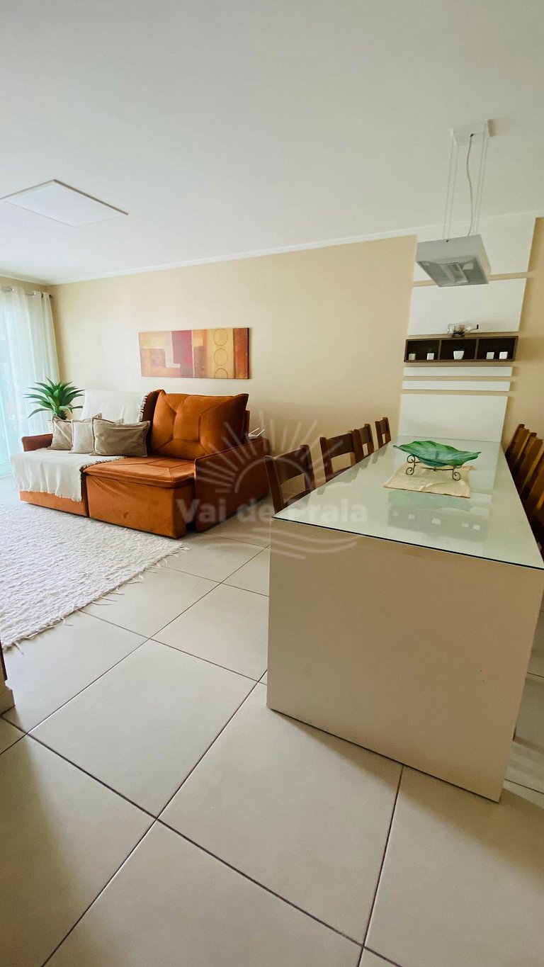 Apto 2 Quartos na Praia Grande – com Piscina