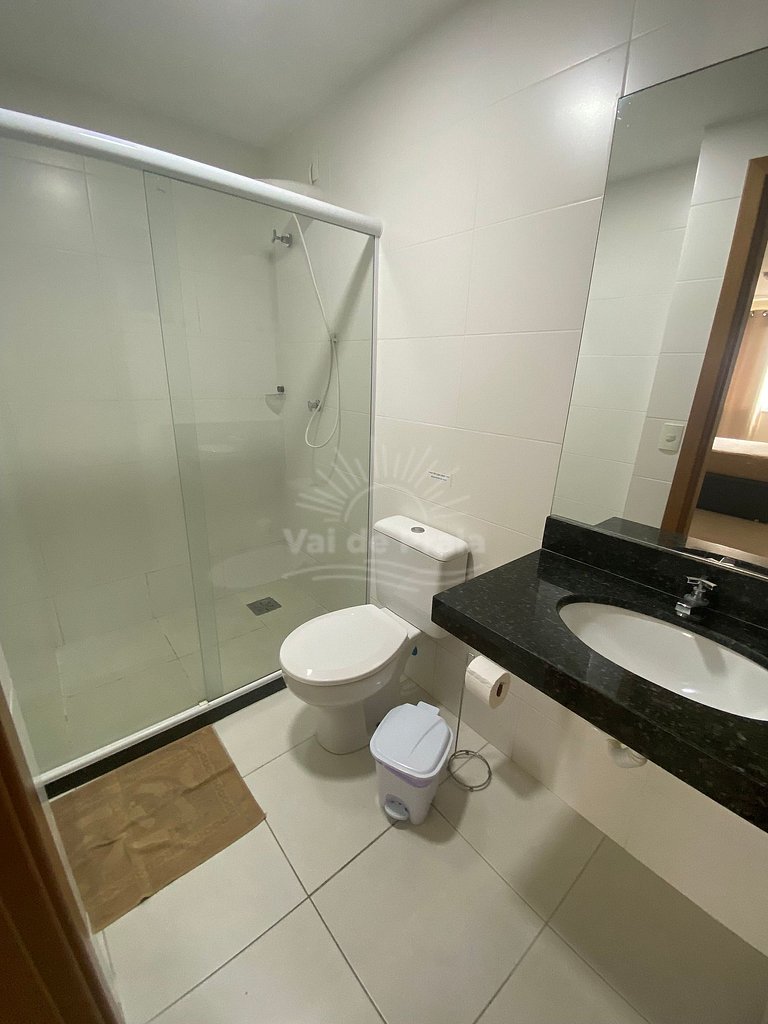 Apartamento com vista para o mar em condomínio