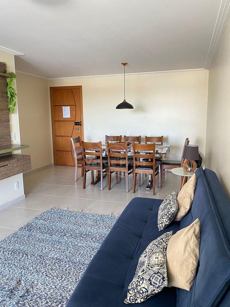 Apartamento com vista para o mar em condomínio