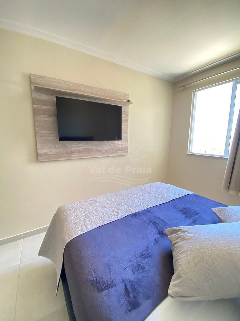 Apartamento com vista para o mar em condomínio