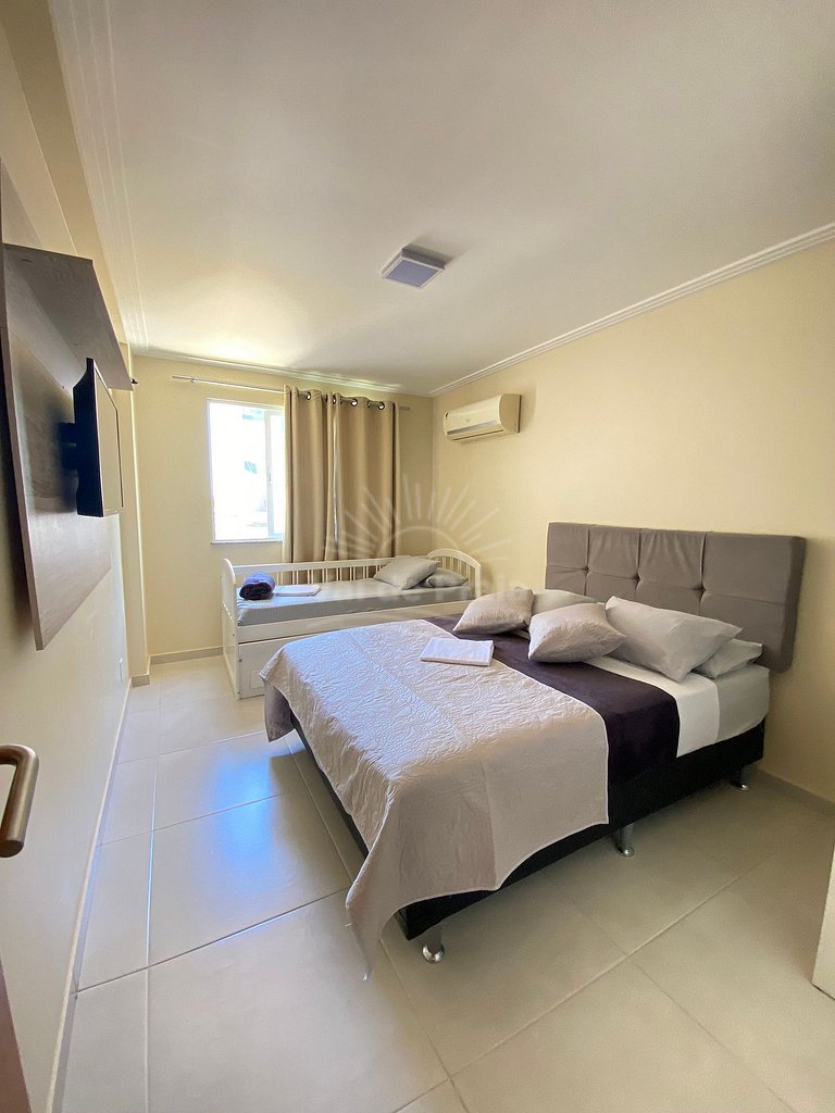 Apartamento com vista para o mar em condomínio