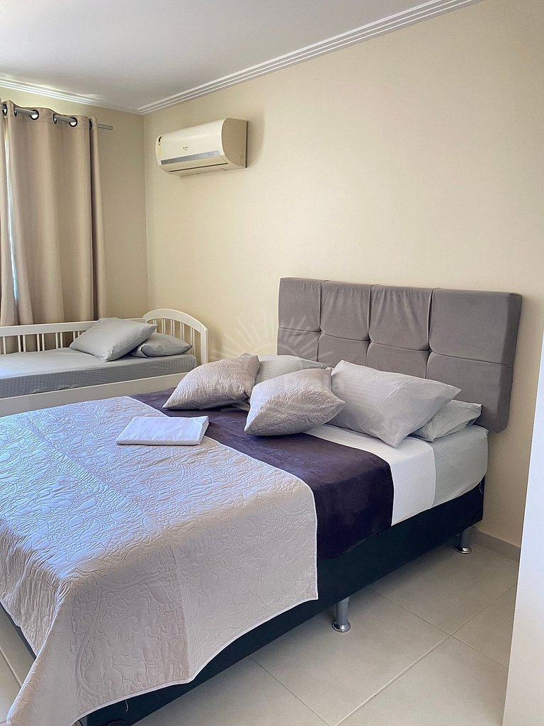 Apartamento com vista para o mar em condomínio