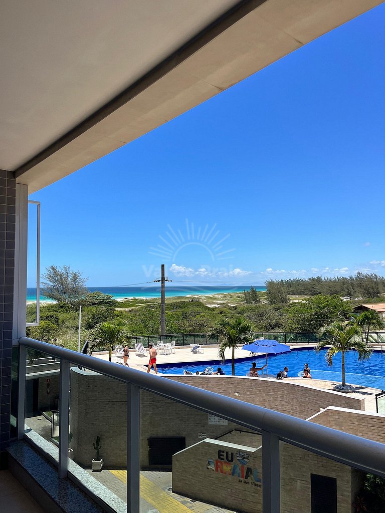 Apto Vista para o Mar em Condomínio