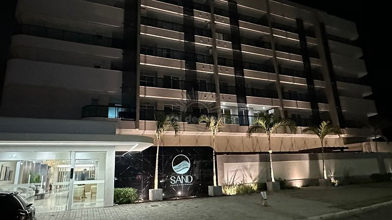 Apartamento acessível em condomínio sofisticado perto da Pra