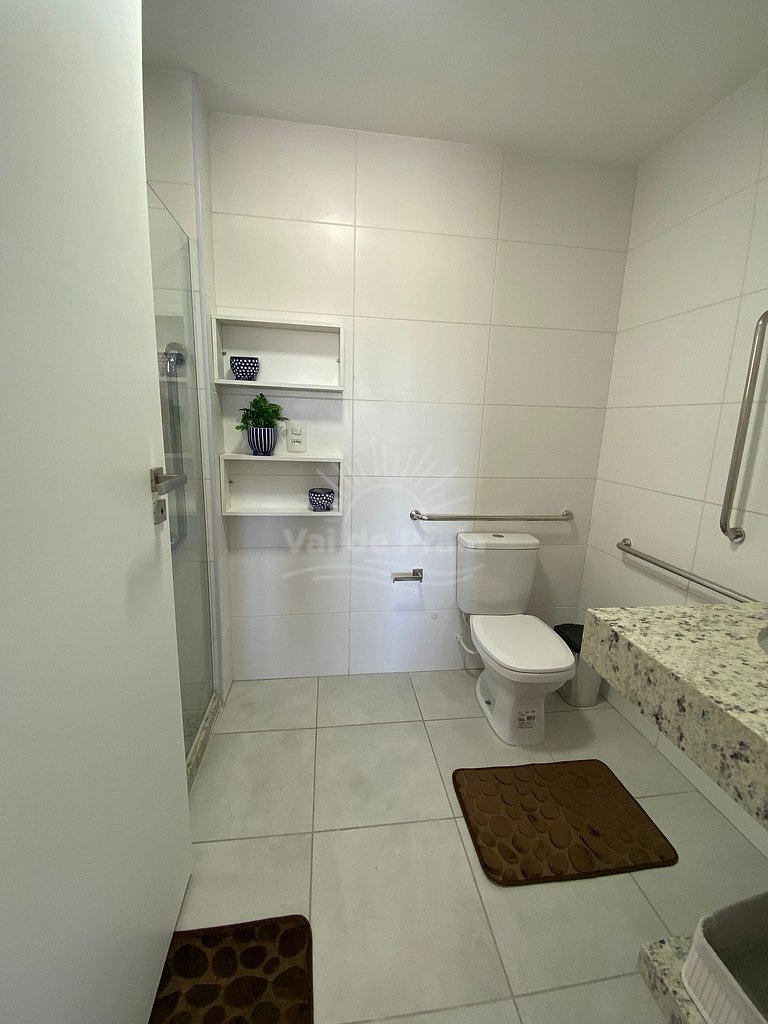 2 quartos e 2 banh. Acessível- Próx. à Prainha