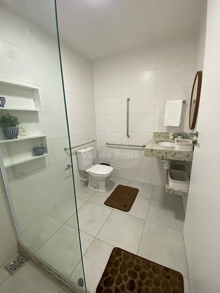 2 quartos e 2 banheiros-  Próx. à Prainha