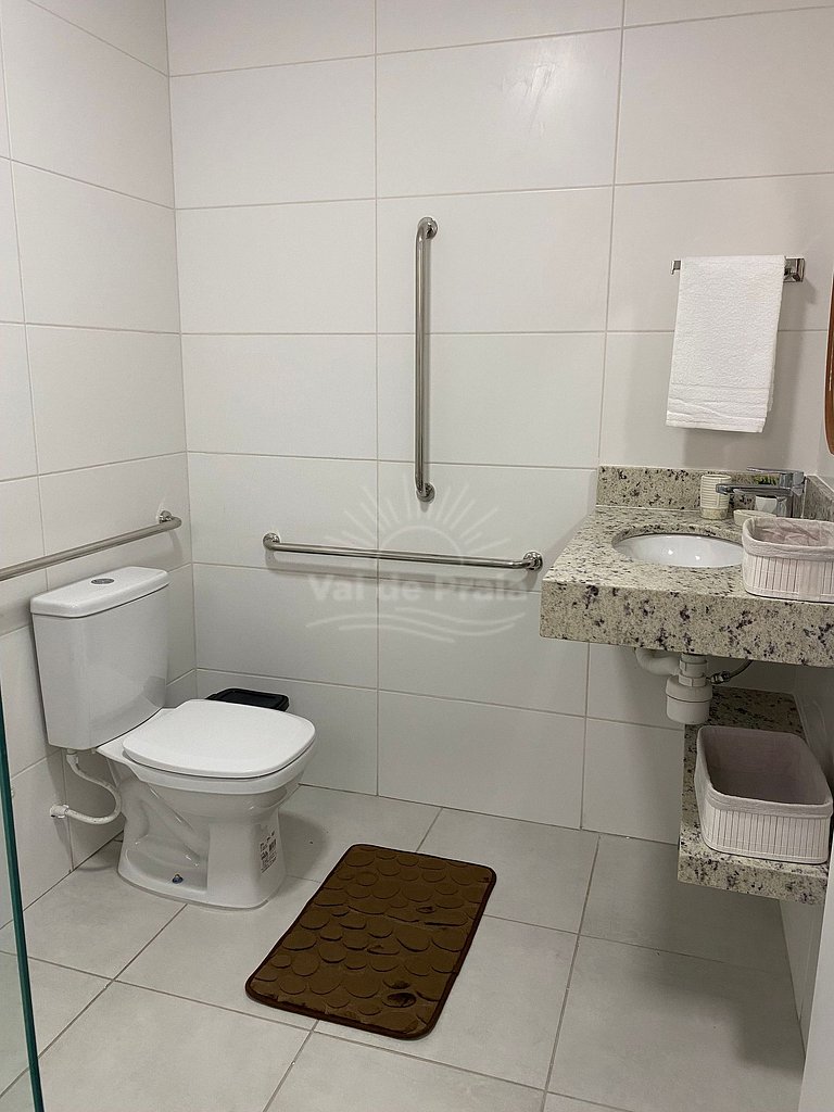 2 quartos e 2 banh. Acessível- Próx. à Prainha