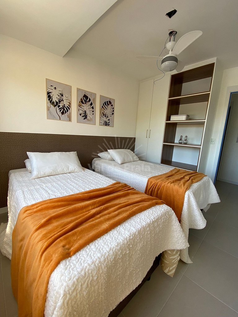 2 quartos e 2 banh. Acessível- Próx. à Prainha