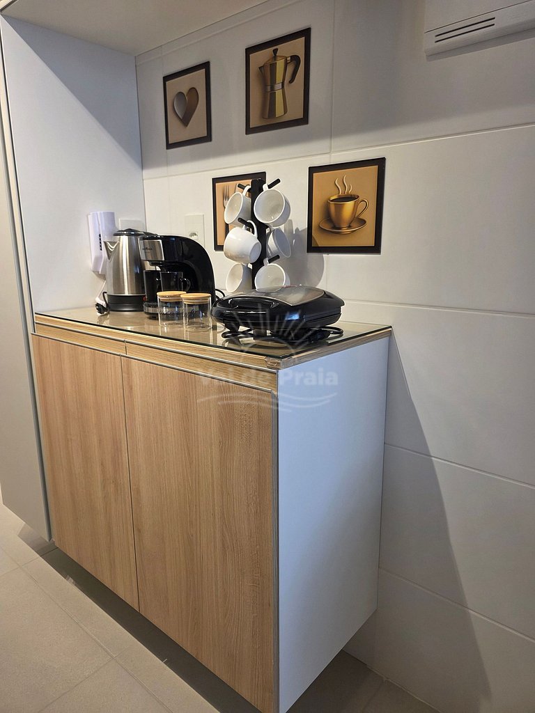 Apartamento com 2 quartos e 2 banheiros, próximo à Prainha