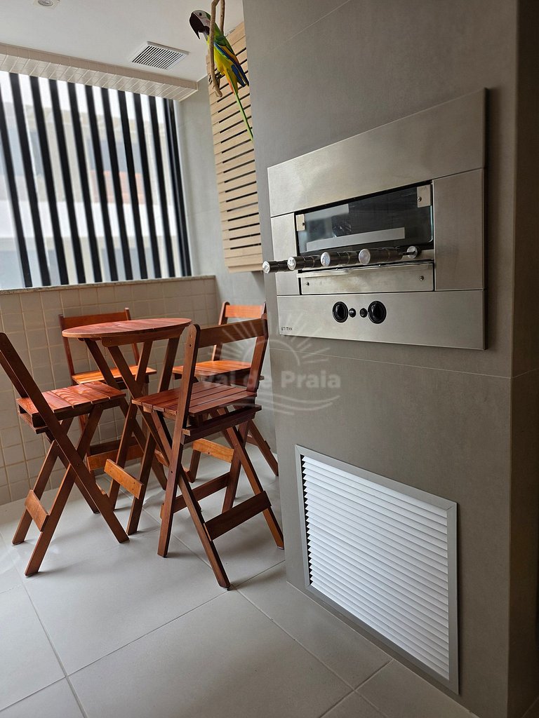 Apartamento com 2 quartos e 2 banheiros, próximo à Prainha