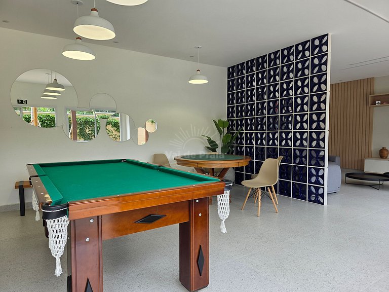 Apartamento com 2 quartos e 2 banheiros, próximo à Prainha