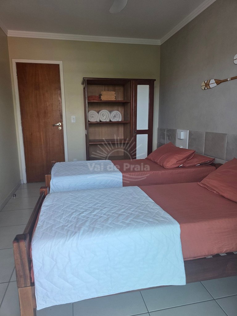 Apartamento de 2 quartos próximo à Praia do Forte – conforto