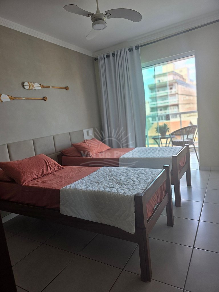 Apartamento de 2 quartos próximo à Praia do Forte – conforto