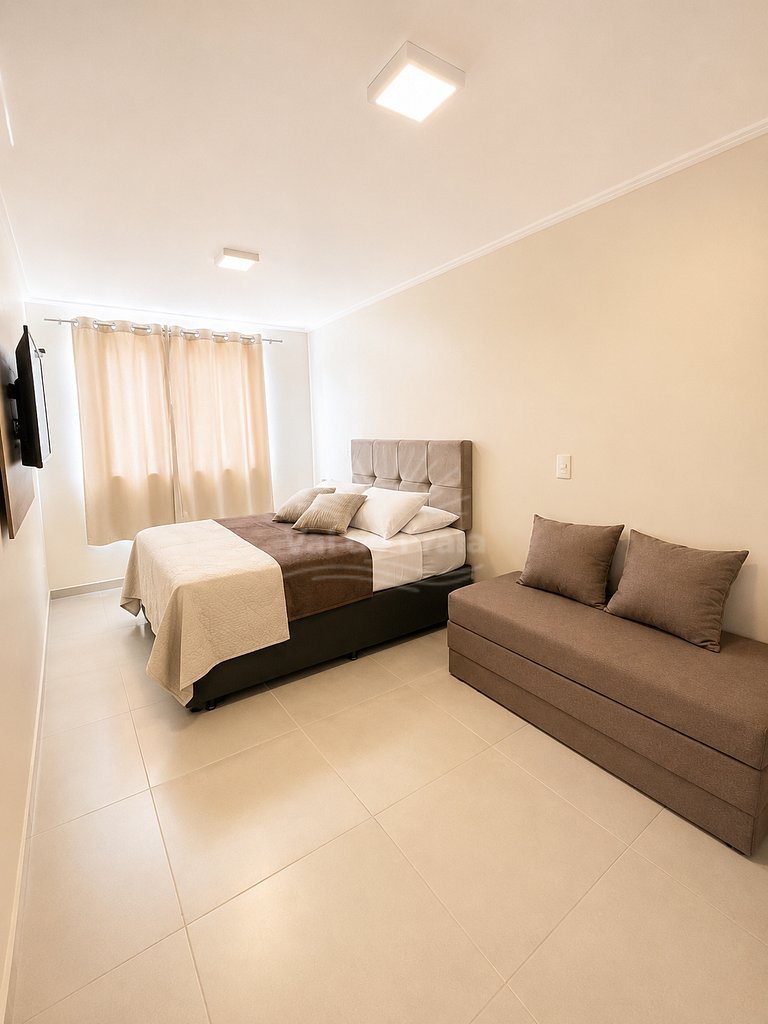 Apartamento com vista para o mar em condomínio