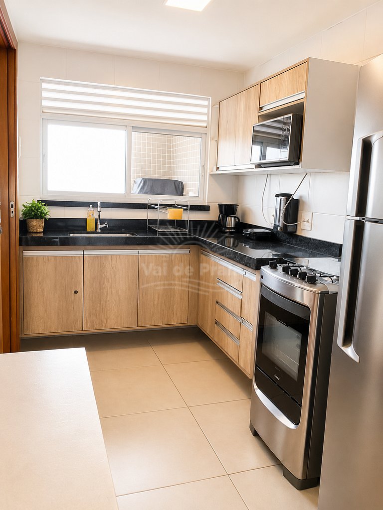 Apartamento com vista para o mar em condomínio