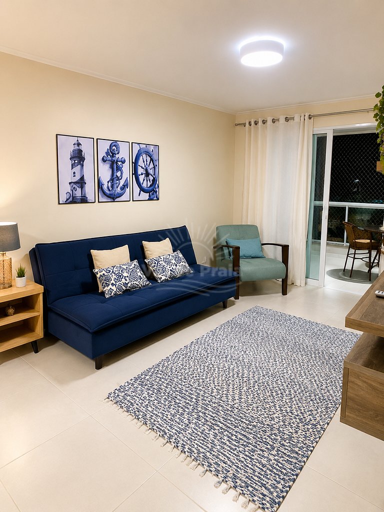 Apartamento com vista para o mar em condomínio