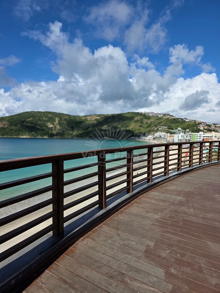 Apartamento com 2 quartos e 2 banheiros, próximo à Prainha
