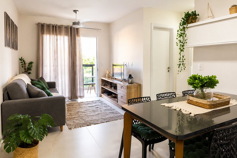 2 quartos e 2 banheiros-  Próx. à Prainha