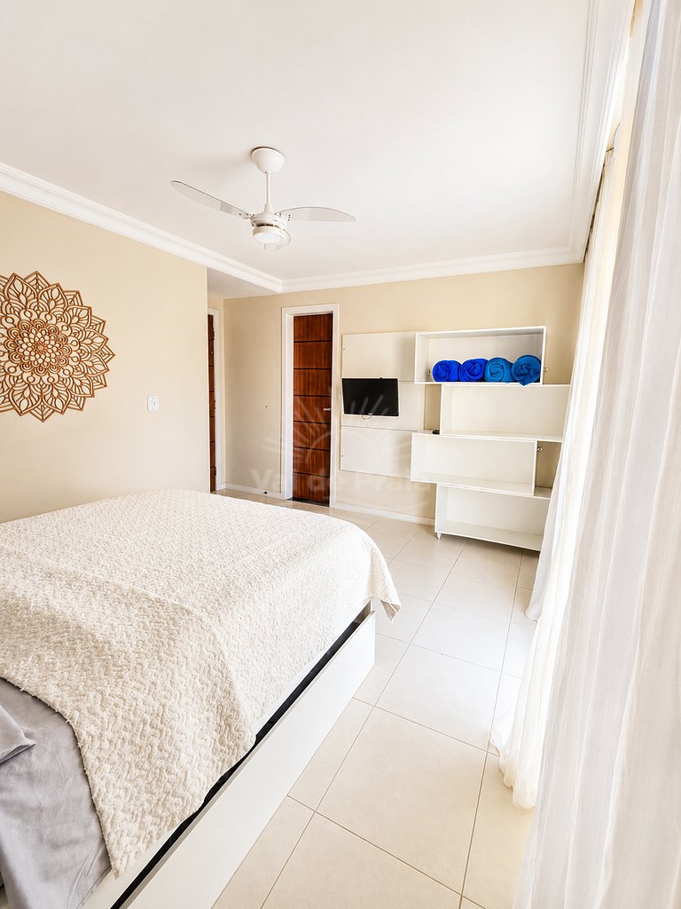 Apartamento de 2 quartos próximo à Prainha em Arraial do Cab