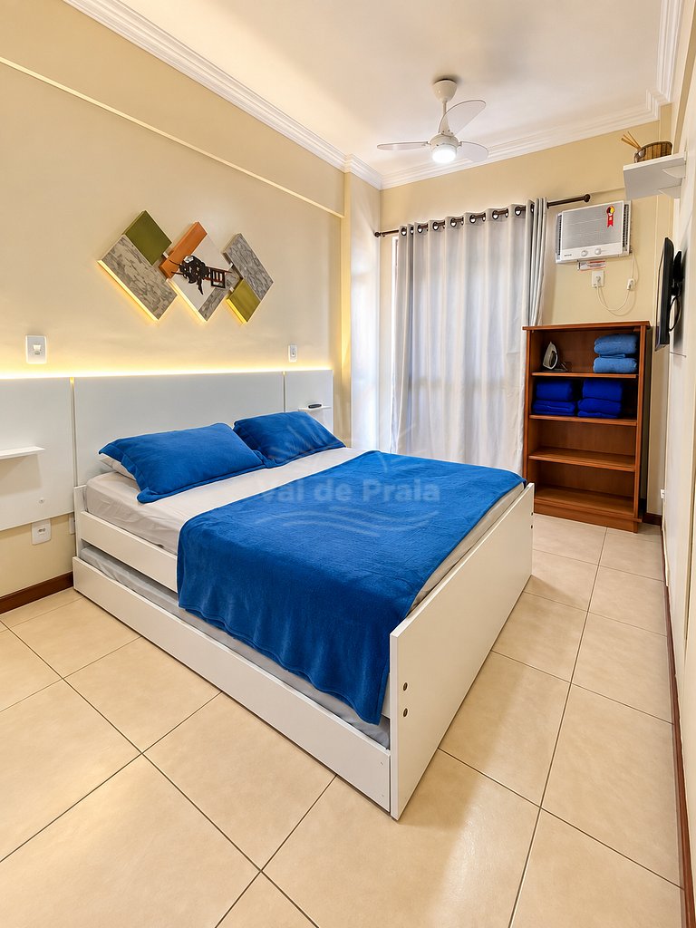 Apartamento aconchegante com 3 quartos na Prainha