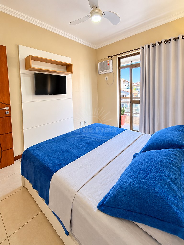 Apartamento aconchegante com 3 quartos na Prainha