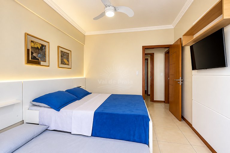 Apartamento aconchegante com 3 quartos na Prainha
