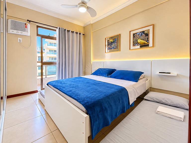 Apartamento aconchegante com 3 quartos na Prainha