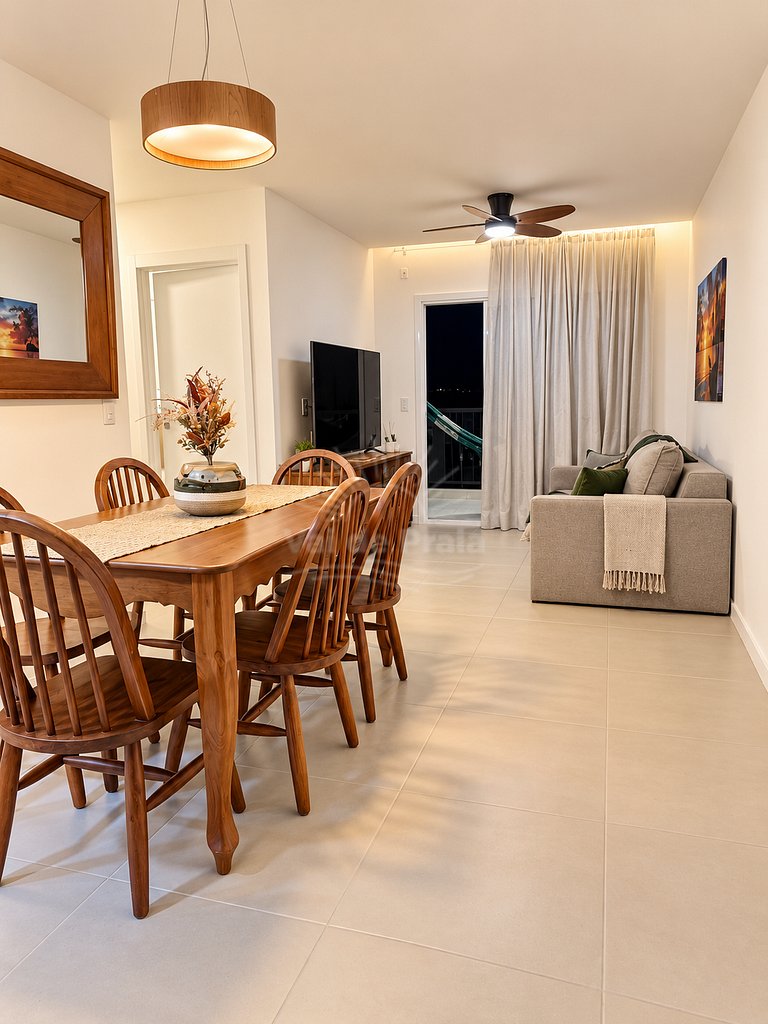 2 quartos • 2 banheiros • Próximo ao Mirante da Prainha