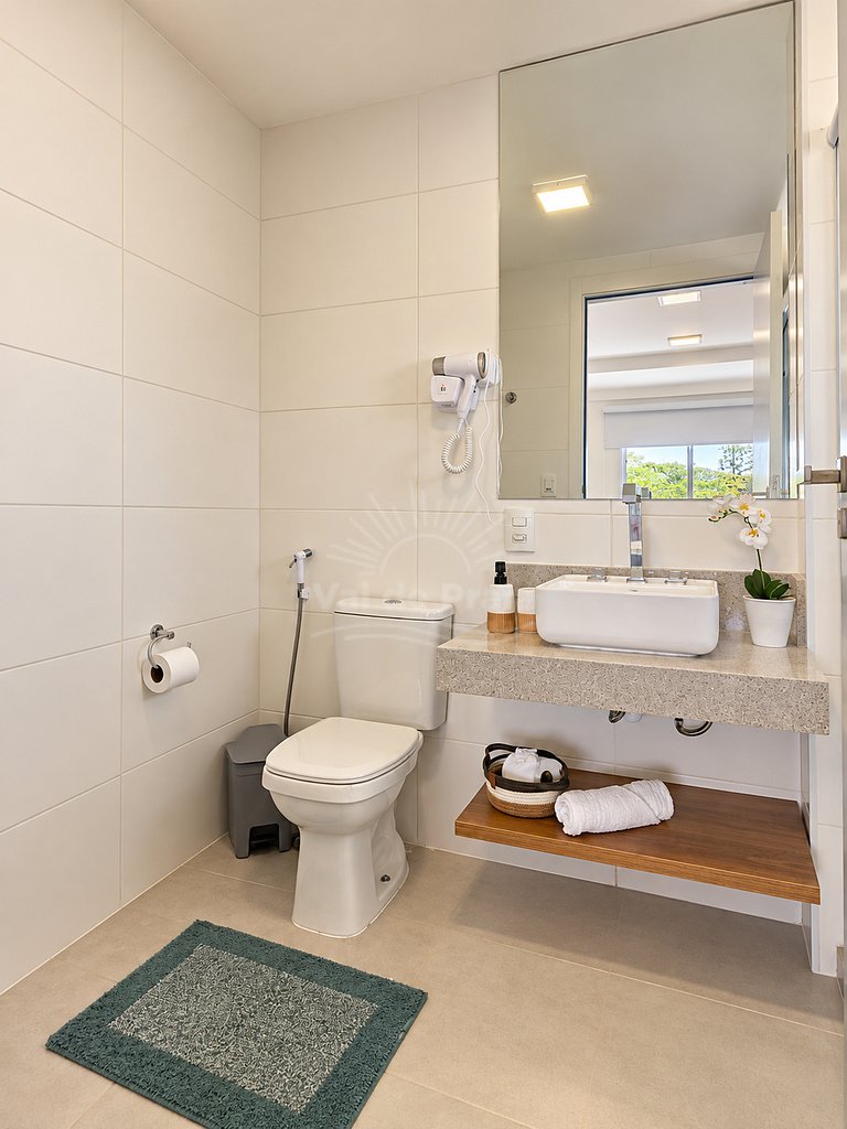 2 quartos • 2 banheiros • Próximo ao Mirante da Prainha