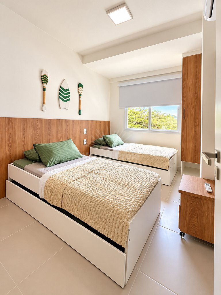 2 quartos • 2 banheiros • Próximo ao Mirante da Prainha