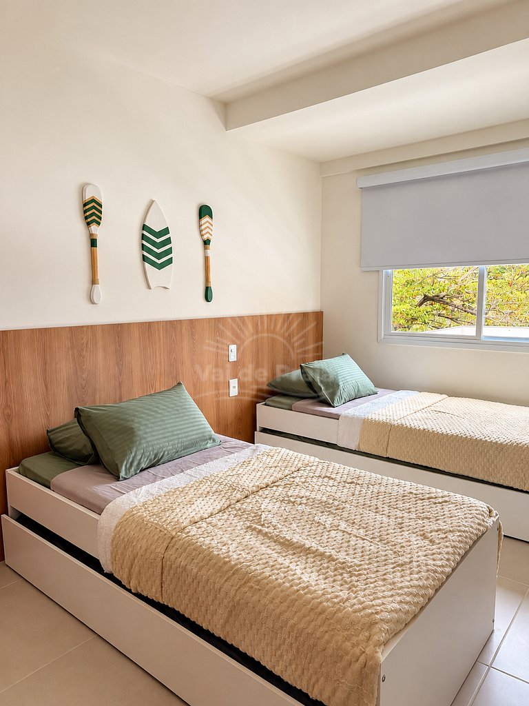 2 quartos • 2 banheiros • Próximo ao Mirante da Prainha